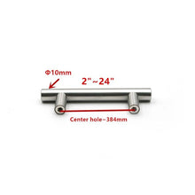Load image into Gallery viewer, Modern  Stainless Steel Kitchen Door Cabinet Bar Handle Pull Knob Cabinet Knobs Furniture Handle Cupboard Drawer Handle Stainless Steel Hollow Tube Bar Drawer Pulls Cupboard Knob For Kitchen Furniture Hardware
