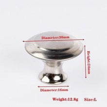 Load image into Gallery viewer, Modern  Stainless Steel Kitchen Door Cabinet Bar Handle Pull Knob Cabinet Knobs Furniture Handle Cupboard Drawer Handle Stainless Steel Hollow Tube Bar Drawer Pulls Cupboard Knob For Kitchen Furniture Hardware
