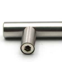 Load image into Gallery viewer, Modern  Stainless Steel Kitchen Door Cabinet Bar Handle Pull Knob Cabinet Knobs Furniture Handle Cupboard Drawer Handle Stainless Steel Hollow Tube Bar Drawer Pulls Cupboard Knob For Kitchen Furniture Hardware
