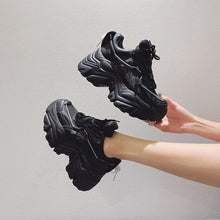Load image into Gallery viewer, Modern Thick Platform Sneakers White Woman Vulcanize Shoes Luxury Tennis Sneakers Trainers Lace Up Fashion Comfortable Walking Footwear New Lightweight Sneakers
