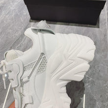 Load image into Gallery viewer, Modern Thick Platform Sneakers White Woman Vulcanize Shoes Luxury Tennis Sneakers Trainers Lace Up Fashion Comfortable Walking Footwear New Lightweight Sneakers
