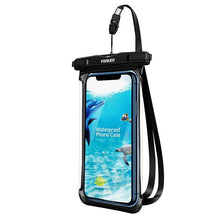 将图片加载到图库查看器，Modern Waterproof Case For Phone Full View Universal Soft Phone Cover For iPhone Water Proof Bag Waterproof Phone Case With Lanyard for iPhone Waterproof Bag
