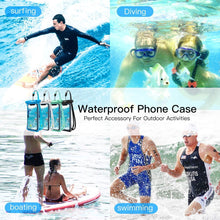 将图片加载到图库查看器，Modern Waterproof Case For Phone Full View Universal Soft Phone Cover For iPhone Water Proof Bag Waterproof Phone Case With Lanyard for iPhone Waterproof Bag
