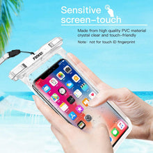 将图片加载到图库查看器，Modern Waterproof Case For Phone Full View Universal Soft Phone Cover For iPhone Water Proof Bag Waterproof Phone Case With Lanyard for iPhone Waterproof Bag
