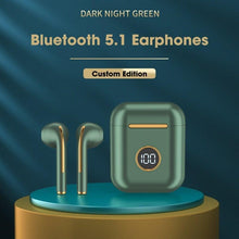 将图片加载到图库查看器，Modern White Wireless Bluetooth Headphones Waterproof HIFI-Sound Music Earphones For Outdoor Sport Workout Headset Sports Headphones Wireless Wearable Music Player Built-in Sweatproof Headphones With Charging Case Bluetooth 5.0

