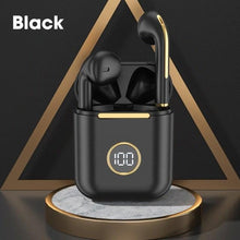 将图片加载到图库查看器，Modern White Wireless Bluetooth Headphones Waterproof HIFI-Sound Music Earphones For Outdoor Sport Workout Headset Sports Headphones Wireless Wearable Music Player Built-in Sweatproof Headphones With Charging Case Bluetooth 5.0
