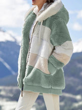 Load image into Gallery viewer, Modern Women Casual Jacket Coats Hip Hop New Autumn Winter Loose  Multicolor Hooded Jacket For Women Winter Fleece Jacket Hooded Solid Color Coats With Pockets Comfortable Jacket
