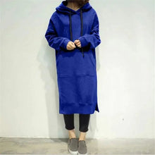 Load image into Gallery viewer, Modern Women Long Hoodies Autumn Winter Loose Hooded Sweatshirts Casual Oversized Sweatshirt Baggy Pullovers Dress Plus Size Super Soft Pullover Oversize Sweatshirt With Pocket
