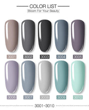 Load image into Gallery viewer, Modern Womens Glossy Colorful 8ml Nail Gel Polish Permanent UV LED  High Quality Crystal Effect Design

