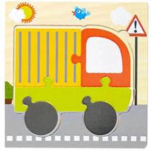 Load image into Gallery viewer, Montessori Games Baby Animals/traffic Kid's Cognition Puzzles Toys Wooden Cartoon Cognition Puzzle Toys Matching Education Game
