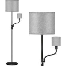 Load image into Gallery viewer, Mother Daughter Floor Lamp with Linen Shade
