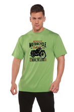 将图片加载到图库查看器，Motorcycle Classic Men's Bamboo Viscose/Organic Cotton Short Sleeve Graphic T-Shirt
