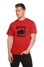 将图片加载到图库查看器，Motorcycle Classic Men's Bamboo Viscose/Organic Cotton Short Sleeve Graphic T-Shirt
