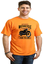 将图片加载到图库查看器，Motorcycle Classic Men's Bamboo Viscose/Organic Cotton Short Sleeve Graphic T-Shirt
