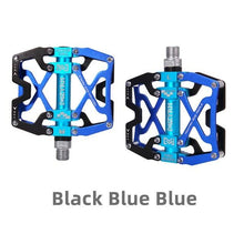 Load image into Gallery viewer, Mountain Bicycle Pedals Cycling Ultralight Aluminum Alloy 3 Bearings Pedals Bike Pedals Flat Bike Pedal Ultra-Light Aluminum Alloy Sealed Bearing With Cleats Pedal Suitable For Mountain Bike Bicycle

