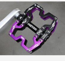 Load image into Gallery viewer, Mountain Bicycle Pedals Cycling Ultralight Aluminum Alloy 3 Bearings Pedals Bike Pedals Flat Bike Pedal Ultra-Light Aluminum Alloy Sealed Bearing With Cleats Pedal Suitable For Mountain Bike Bicycle
