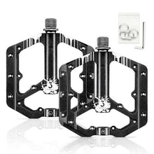 将图片加载到图库查看器，Mountain Bike 1 Pair Pedals Aluminum Alloy Cycling Bicycle Ultralight Wide Platform Anti-slip Pedal Bike Pedals Metal Bicycle Pedals Sealed Bearing Aluminum Alloy Mountain Bike Pedals Flat
