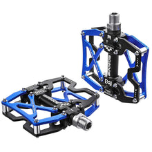 将图片加载到图库查看器，Mountain Bike 1 Pair Pedals Aluminum Alloy Cycling Bicycle Ultralight Wide Platform Anti-slip Pedal Bike Pedals Metal Bicycle Pedals Sealed Bearing Aluminum Alloy Mountain Bike Pedals Flat
