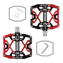将图片加载到图库查看器，Mountain Bike 1 Pair Pedals Aluminum Alloy Cycling Bicycle Ultralight Wide Platform Anti-slip Pedal Bike Pedals Metal Bicycle Pedals Sealed Bearing Aluminum Alloy Mountain Bike Pedals Flat
