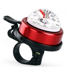 Load image into Gallery viewer, Mountain Bike Bicycle Bell Bike Compass Bicycle Bells Handlebar Aluminum Compass Ring Cycling Bike Horn Bicycle Accessories Bicycle Bell Bike Bell With Compass And Loud Crisp Clear Sound For Scooter Mountain Bike Road Bike
