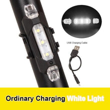 Load image into Gallery viewer, Mountain Cycle Front Back Headlight Lamp Flashlight Cycle Light 300 Lumens 3 Modes Bike Bicycle Light Bicycle Lights Super Bright LED Bike Lights For Night Riding Bike Headlight With USB LED Rechargeable
