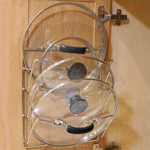 将图片加载到图库查看器，Mounted Pot Lid Rack Pot Cover Organizer
