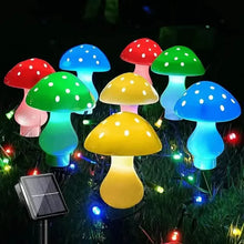将图片加载到图库查看器，Multi-Color Changing LED Solar Mushroom Light

