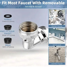 将图片加载到图库查看器，Multi Functional Large Angle Rotating Bathroom Sink
