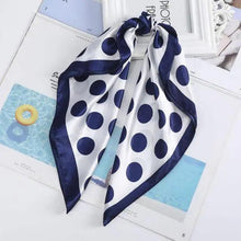 Load image into Gallery viewer, Multi-Functional Square Silk Scarf 60*60cm Headband Hairbands Hair Hoop Accessories For Women,Girl,Lady Head Neck Satin Scarf Handkerchief
