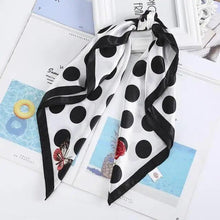 Load image into Gallery viewer, Multi-Functional Square Silk Scarf 60*60cm Headband Hairbands Hair Hoop Accessories For Women,Girl,Lady Head Neck Satin Scarf Handkerchief

