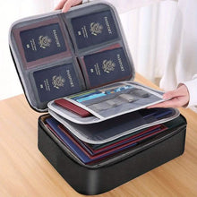 Load image into Gallery viewer, Multi-Layer Document Tickets Storage Bag Certificate File Organizer Case
