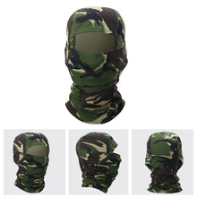 Load image into Gallery viewer, Multicam Camouflage Balaclava Full Face Scarf Mask Hiking Cycling Hunting Army Bike Military Head Cover Tactical Airsoft Cap Men Ski Mask for Men Windproof Thermal Winter Scarf Mask Women Neck Warmer Hood for Cycling
