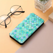 Load image into Gallery viewer, Multicolored Phone Case For iPhone 13 12 11 Pro Mini Cover Wallet Card Slot Flip Magnetic Leather PU Leather Flip Wallet Cover with Card Slots Case Cover
