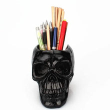Load image into Gallery viewer, Multifunction Creative Skull Storage Stationery Holder
