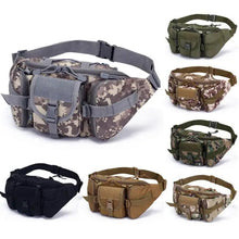 Load image into Gallery viewer, Multifunction Tactical Military Waist Bag Classical Design Outdoor Sports Running Men Travel Fanny Bag
