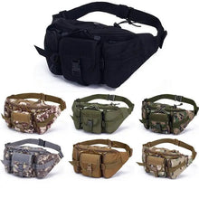 Load image into Gallery viewer, Multifunction Tactical Military Waist Bag Classical Design Outdoor Sports Running Men Travel Fanny Bag
