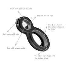 Load image into Gallery viewer, Multifunctional 6-In-1 Can Jar Opener Tool And Adjustable Bottle Opener
