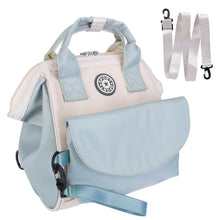 将图片加载到图库查看器，Multifunctional Diaper Changing Bag with 2 Insulated Pockets Commute Bag
