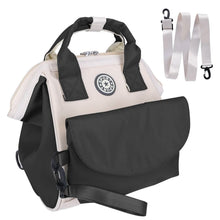 将图片加载到图库查看器，Multifunctional Diaper Changing Bag with 2 Insulated Pockets Commute Bag

