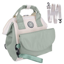 将图片加载到图库查看器，Multifunctional Diaper Changing Bag with 2 Insulated Pockets Commute Bag
