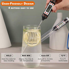 Load image into Gallery viewer, Multifunctional Digital Thermometer For BBQ Food Meat Cake Candy Bake Grill Ultra Fast Kitchen Thermometer with Hold &amp; Calibration Digital Food Thermometer for BBQ Baking Candy Milk Temperature Cooking Thermometer Oven Kitchen Tools
