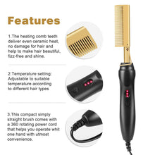 将图片加载到图库查看器，Multifunctional Hair Straightening Comb
