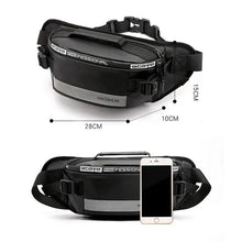 将图片加载到图库查看器，Multifunctional Outdoor Anti-Theft Waist Bag Men Fashionable Waterproof Fanny Pack Adjustable Belt Travel Bag
