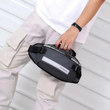 将图片加载到图库查看器，Multifunctional Outdoor Anti-Theft Waist Bag Men Fashionable Waterproof Fanny Pack Adjustable Belt Travel Bag
