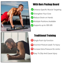 Load image into Gallery viewer, Multifunctional Push Up Board Home Strength Training Equipment with 15 Fitness Accessories
