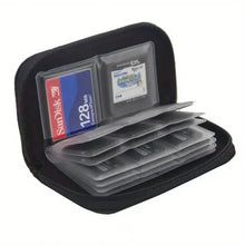 Load image into Gallery viewer, Multifunctional PVC Card Bag Portable Camera Card CF Card Storage

