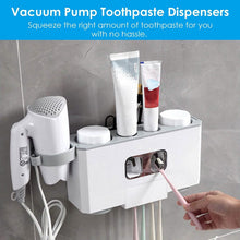 将图片加载到图库查看器，Multifunctional Wall Mount Toothbrush Organizer
