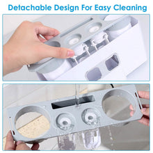 将图片加载到图库查看器，Multifunctional Wall Mount Toothbrush Organizer
