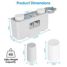 将图片加载到图库查看器，Multifunctional Wall Mount Toothbrush Organizer
