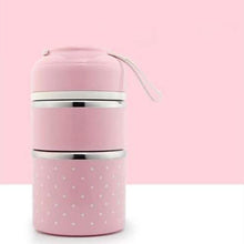 Load image into Gallery viewer, Multilayer Cute Thermal Lunch Box Stainless Steel Food Container
